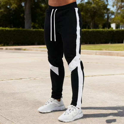 Mens Casual Pants Autumn Winter Sweatpants Men Running Jogger Sports Gym Trousers Fashion Solid Color Workout Long Pants 2025
