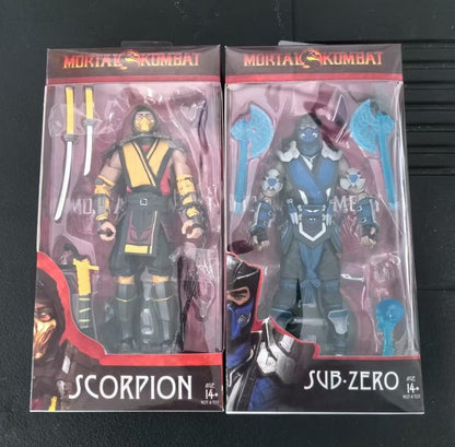 Mortal Kombat Spawn Sub Zero Scorpion Bonecos Articulados 17cm