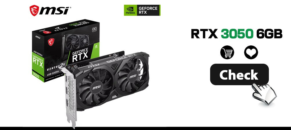 Placa de Vídeo MSI GeForce RTX 3060 VENTUS 2X 12G OC para Jogos 12GB GDDR6 192 bits HDMI DP PCI-E 4.0 8 pinos Desktop Placa de Vídeo Nova