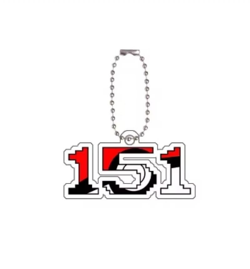 Chaveiro de acrílico de série completa para Mega Evoluções em inglês Sv10 Sv11 Sv9 151 Logotipo Anime Pingente de acrílico de decoração de bolsa