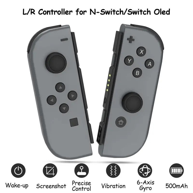 Wireless Controller For Nintendo Switch NS/OLED/LITE Gamepad Joystick Dual Vibration Turbo Remote Control 6 Axis Gyro L/R Joypad