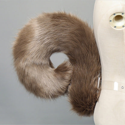 New Halloween Animal Squirrel Ears Headband Night Club Cosplay Tail Party Costume Simulation Cute Dog Tail Set