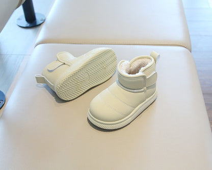 Autumn Winter Baby Boys Girls Snow Boots Children Outdoor Plush Shoes Anti-Slippery Infant Casual Shoes Waterproof Kids Boots