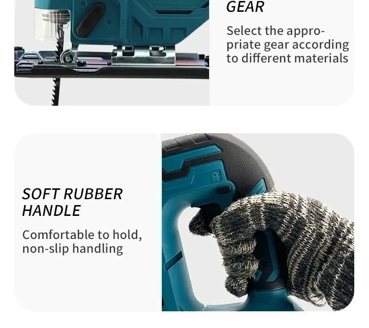 Makita DJV182Z 340W Serra Tico-Tico sem Escovas 18V Sem Bateria com Lâmina de Serra Portátil sem Fio para Marceneiro