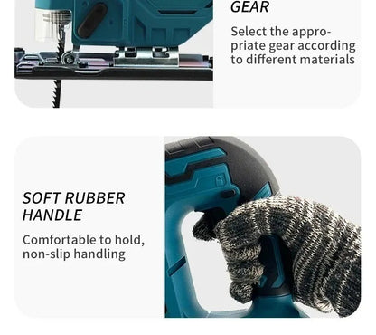 Makita DJV182Z 340W Serra Tico-Tico sem Escovas 18V Sem Bateria com Lâmina de Serra Portátil sem Fio para Marceneiro