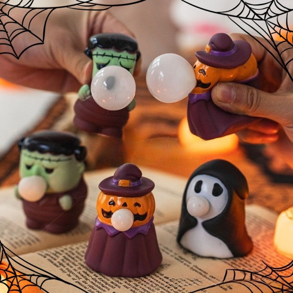 1/3/5Pcs Creative Pumpkin Ghost Pinch Ball Ornament for Halloween Prank Carnival Party Decoration Gift Gift Bag Pinata Filler