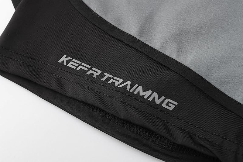 Men's two-piece sports shorts quick drying running fitness gym sports basketball shorts with lining