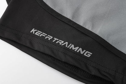 Men's two-piece sports shorts quick drying running fitness gym sports basketball shorts with lining