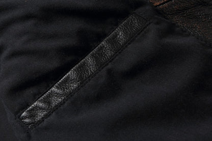 Vintage Heavyweight Cowhide Jacket, Distressed Genuine Leather Coat for Men with Stand Collar, Biker Motorcycle Leather Jacket