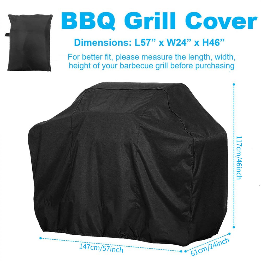 BBQ Grill Barbeque Cover Anti-Dust Waterproof Weber Heavy Duty Charbroil BBQ Cover Outdoor Rain Protective Barbecue Cover