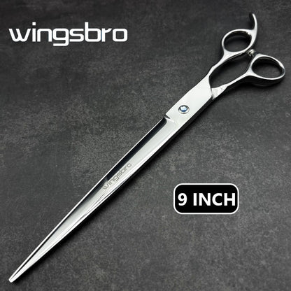 wingsbro 9 polegadas Profissional para Tosa de Cães Tesoura para Pet Shop para Tosadores de Cães Estilista de Cães