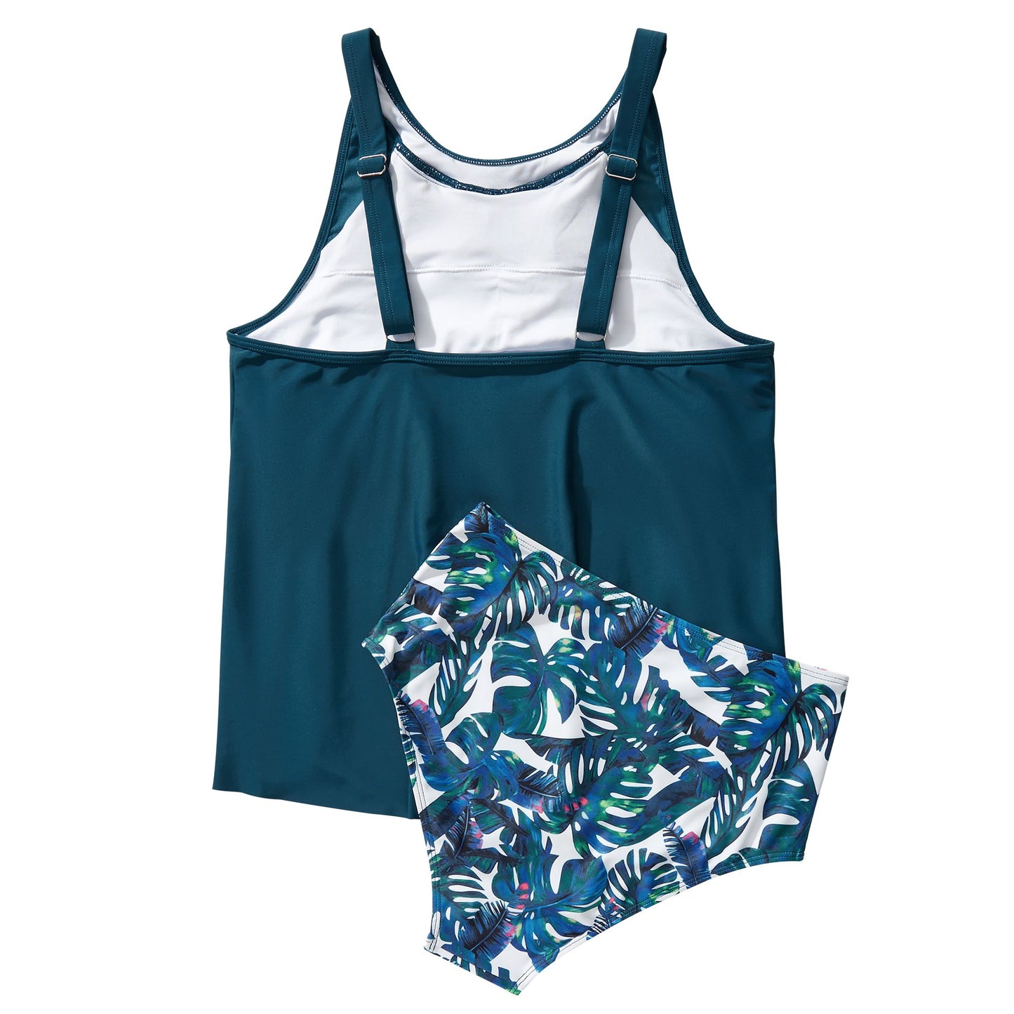 Women Tummy Control Tankini Bathing Suits High Waisted Padded Swimwear Plus Size Beachwear Swimsuit Bikini Sets Female