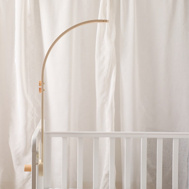 Baby Wooden Bedbell Bracket 0-12 Months Bed Bell Bracket Wooden Mobile Newborn Crochet Bed Bell Hanging Toys Newbaby Rattle Toys