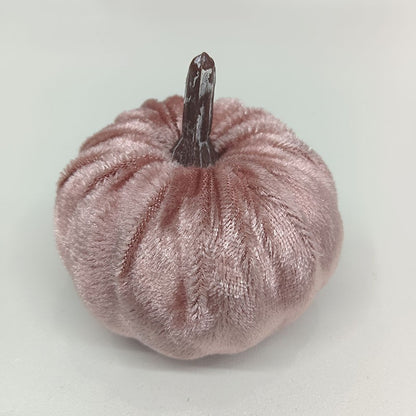 10pcs Velvet Artificial Pumpkin Decor Desktop Pumpkin Ornament Autumn Fall Thanksgiving Harvest Festival Halloween Decoration