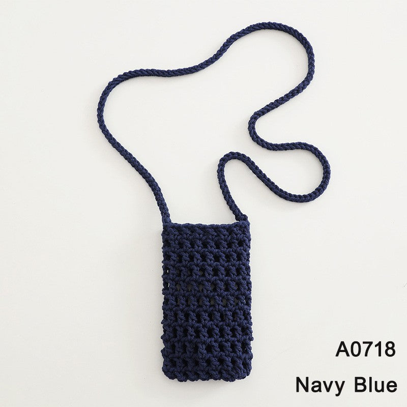 Handmade Crossbody Phone Purse - Openwork Shell Design Tote, Handmade Crossbody Phone Purse,Crochet Beach Bag