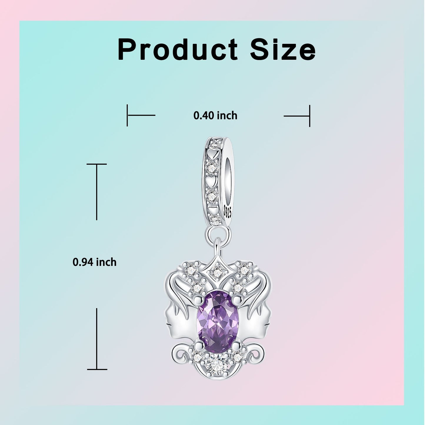 925 Sterling Silver Star Zodiac Signs 12 Constellation Pendant Fit Original Bracelet Making for Woman Jewelry Fashion Pendant