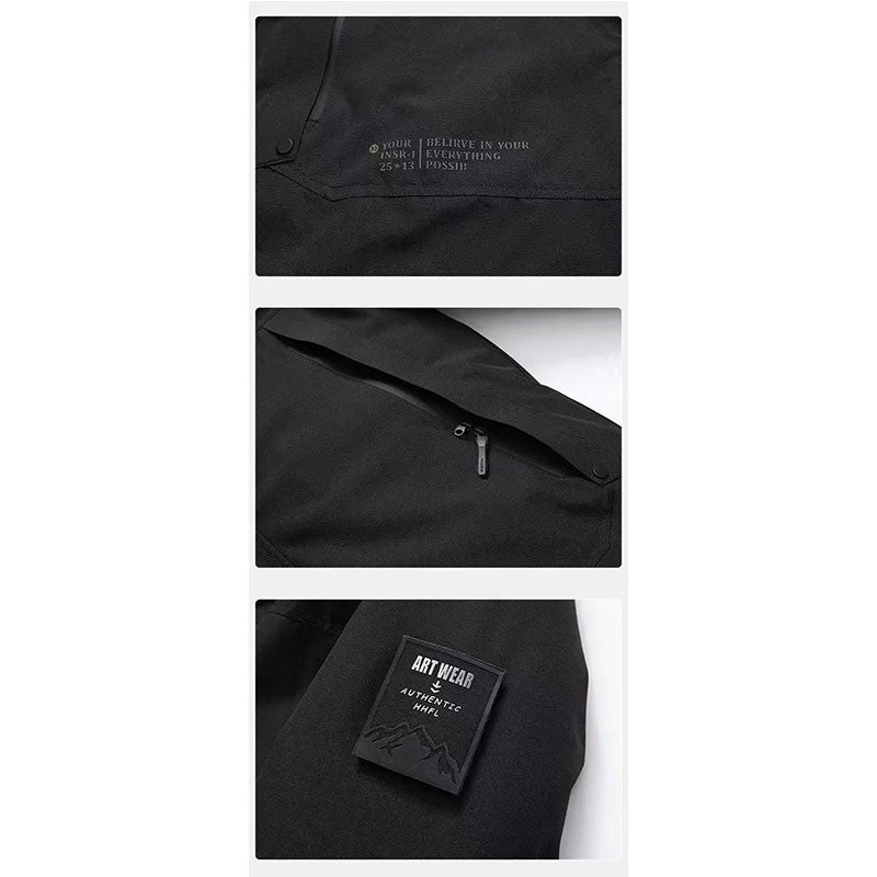 Conjunto de Terno de Pesca Masculino de Inverno 2025, Novo, Quente, Jaqueta Grossa Corta-Vento para Atividades ao Ar Livre, Calças de Algodão Quentes Resistentes ao Frio e à Neve