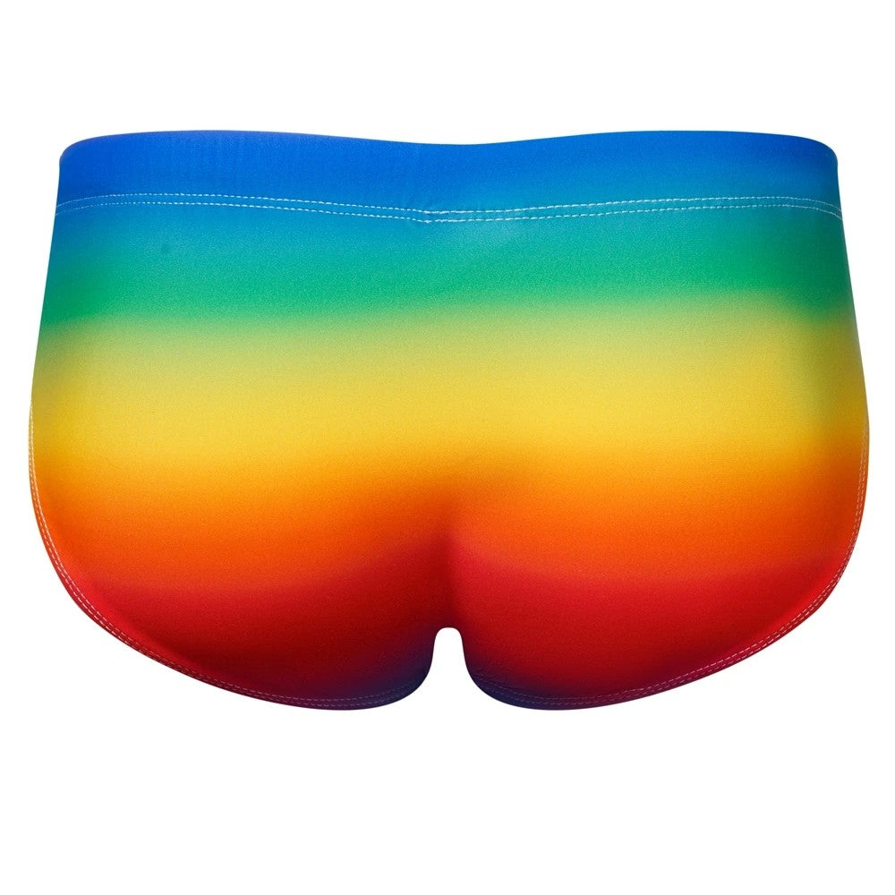 Sexy Man's Brand Swimming Push-up Pad Swim Trunks Low Waist Swimming Men Briefs Swimwear Boxers Patchwork Color Hot Sell Summer