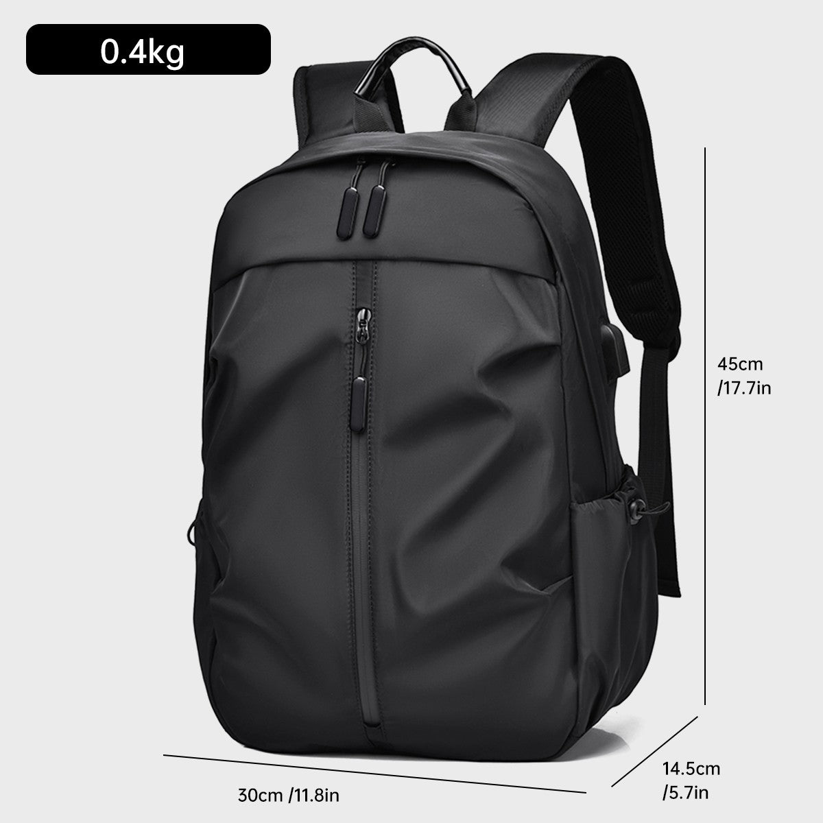 Mochila Masculina Casual de Grande Capacidade para Viagem com Carregamento Leve Impermeável para Computador Mochila Escolar Unissex para Estudantes