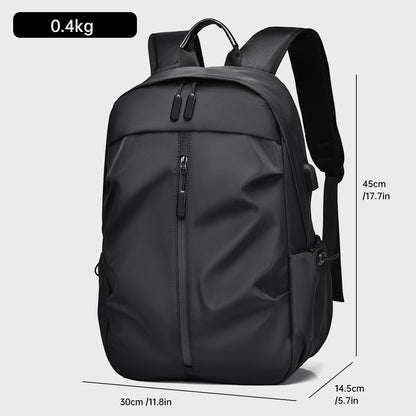 Mochila Masculina Casual de Grande Capacidade para Viagem com Carregamento Leve Impermeável para Computador Mochila Escolar Unissex para Estudantes