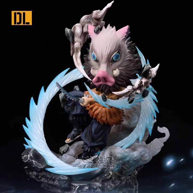 Demon Slayer Hashibira Inosuke G5 Anime Figura Robô Colecionável Boneco de Ação Presente