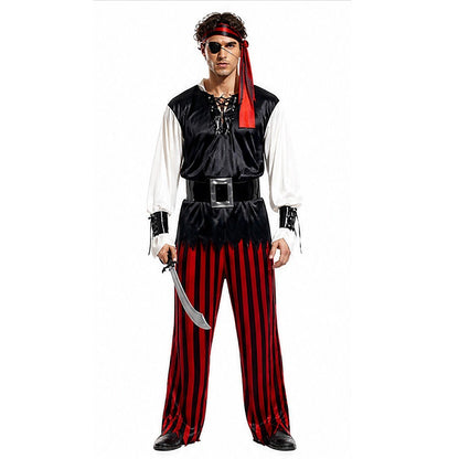Adult Vintage Pirate Cosplay Full Set Gothic Party Costume For Masquerade Carnival Stage Theme Photoshoot Halloween Cosplay