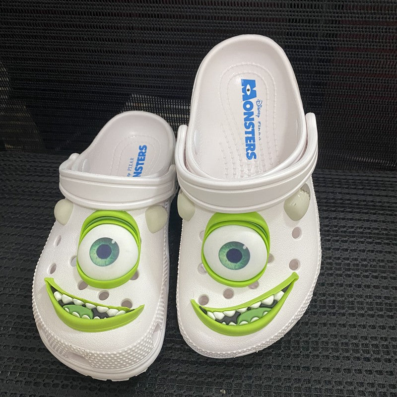 Disney Mcqueens Pixar Desenho Animado Chinelos Impermeáveis Sólidos Sandálias de Buraco Sandálias de Praia ao Ar Livre Sandálias Casuais Respiráveis Sapatos de EVA Adulto Presente