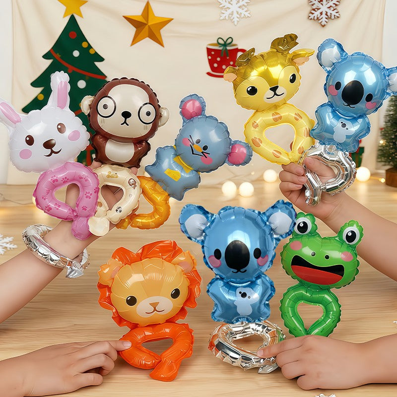 30 Animal-Shaped Wrist Balloons, Birthday Decoration Balloons, Party Decoration Balloons, Halloween Decorations, Christmas Decorations, Event Decoration Balloons, Cute Cartoon Toy Balloons, Birthday Gifts, Various Cartoon Animal Designs