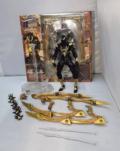 Bonecos de 15cm do filme da Marvel Comics, Homem-Aranha de Ferro articulado, Estátua de boneco de ação, Brinquedos colecionáveis de presente