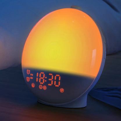 Wake Up Light Alarm Clock Sunrise/Sunset Simulation Digital Clock with Night Light FM Radio Desk Clocks Niditon