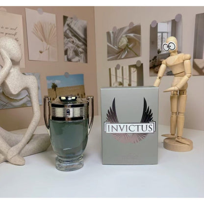 100ML 3.4FL.OZ  Men's Perfume Woody Aquatic Notes Fresh Ocean Fragrance Spray Parfum Warrior Trophy Perfume  Long-lasting Male