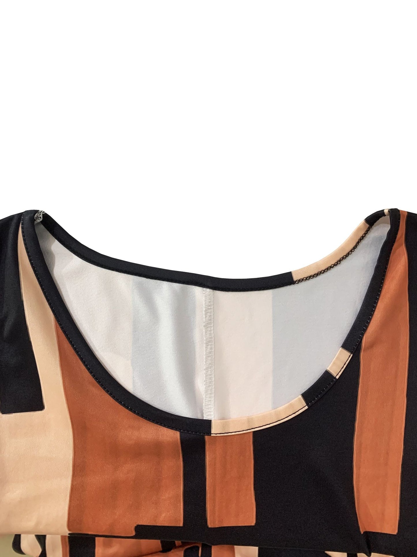Spring&Summer Women's Geometric Pattern Sleeveless Dress For Summer Vacation,dre