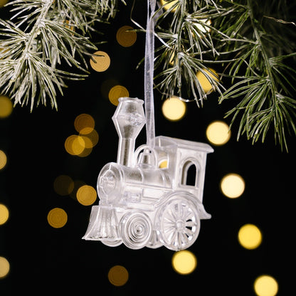 Acrylic Acrylic Christmas Pendants Transparent Clear Simulation Transparent Tree Hangings Hanging Pendant Crystal