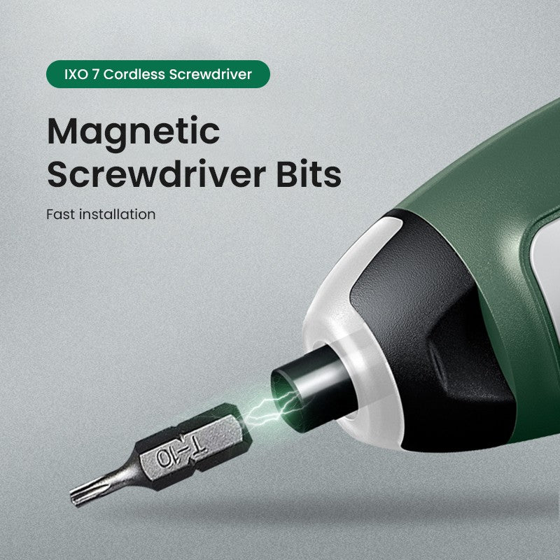 Parafusadeira sem fio Bosch IXO 3.6V Recarregável USB Multifuncional Mini Furadeira Elétrica Chave de Fenda Portátil Ferramenta Elétrica Ixo 7/6