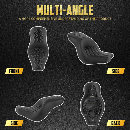 Assento Traseiro Dianteiro para Passageiro de Motocicleta para Harley Softail Sport Glide Low Rider S Low Rider ST 2018-24