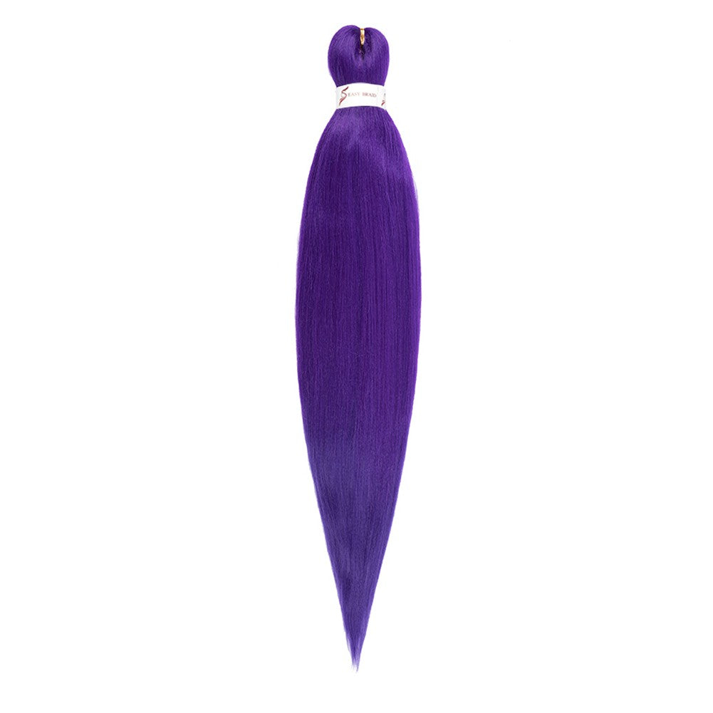 Cabelo Sintético Trançado Pré-esticado Profissional Sem Coceira Fibra Que Sela Em Água Quente 30'' Ombre Textura Yaki Extensões de Cabelo para Trança