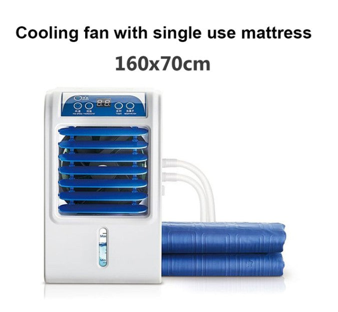 Almofada de resfriamento para cama de circulação de água 12V, almofada de resfriamento de gelo, almofada de resfriamento, colchão de refrigeração resfriado a água, ventilador de refrigeração, condicionador de ar