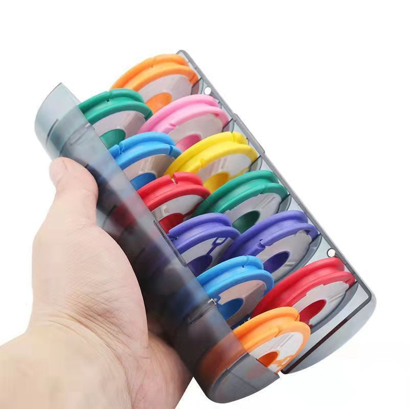 Linha Principal de Pesca Arco-Íris Caixa de Enrolamento Placa de Enrolamento de Alta Qualidade Caixa de Pesca Ferramentas de Pesca Carretel Principal de Silicone com 6-10 Fusos
