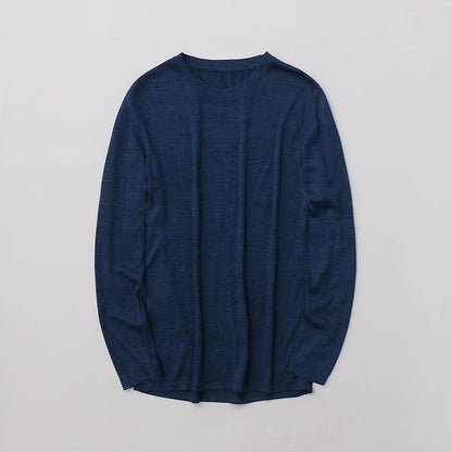 Men's 100% Merino Wool Base Layer 240G Shirt Thermal Top Warm Wicking Breathable Anti-Odor Underwear Warm Base Layer Clothing