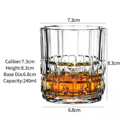 Copos de Uísque,Copo de Uísque Gravado,Copos de Uísque Old Fashioned,Copos de Scotch Clássicos,Presente Perfeito para Amantes de Scotch