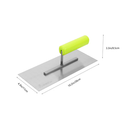 Colher de Pedreiro de Aço Inoxidável de Alta Qualidade, Desempenadeira para Cimento e Concreto, Durável, Resistente à Ferrugem, Ferramenta de Construção Prática