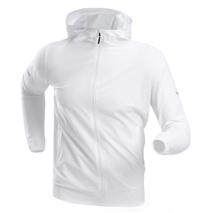 Autumn/Winter Men's Outdoor Running Fitness Morning Jogging Sports Quick-Dry Windproof Cycling Training Jacket and Tracksuit
