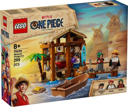 LEGO One Piece Série 75636 Cabana Moinho de Vento Vila Modelo Anime Blocos de Construção de Brinquedo de Presente