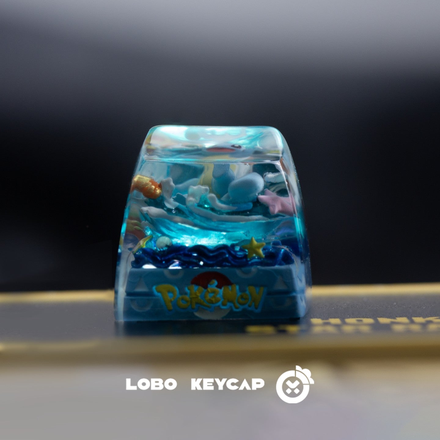Teclas personalizadas de resina fundida com tema de Pokémon, Pikachu, Gengar para teclado mecânico - Presente personalizado