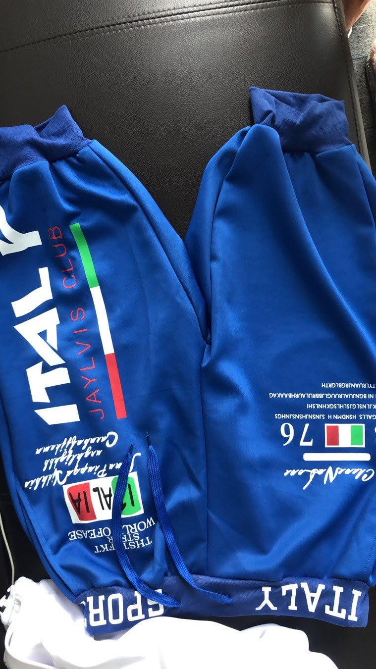 Men's Athletic Shorts Sweat Shorts Capri Pants Drawstring Print Letter Sports Outdoor Weekend Streetwear Stylish Sweatpants Male