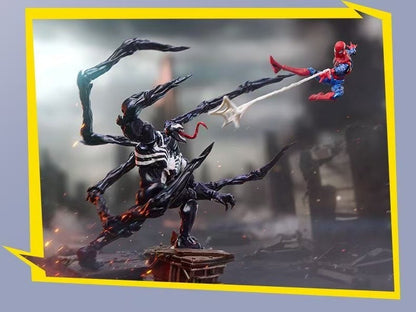BLOKEES Classe Campeã Homem-Aranha Venom Kit Modelo Boneco de Ação Montável BLOKEES Boneco de Brinquedo Modelo Homem-Aranha Venom