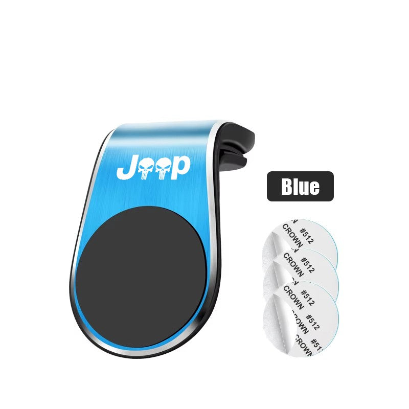Magnetic Car Phone Holder Air Vent Clip Mount For Jeep Renegade Compass Grand Cherokee Wrangler jk Gladiator Car Accessories