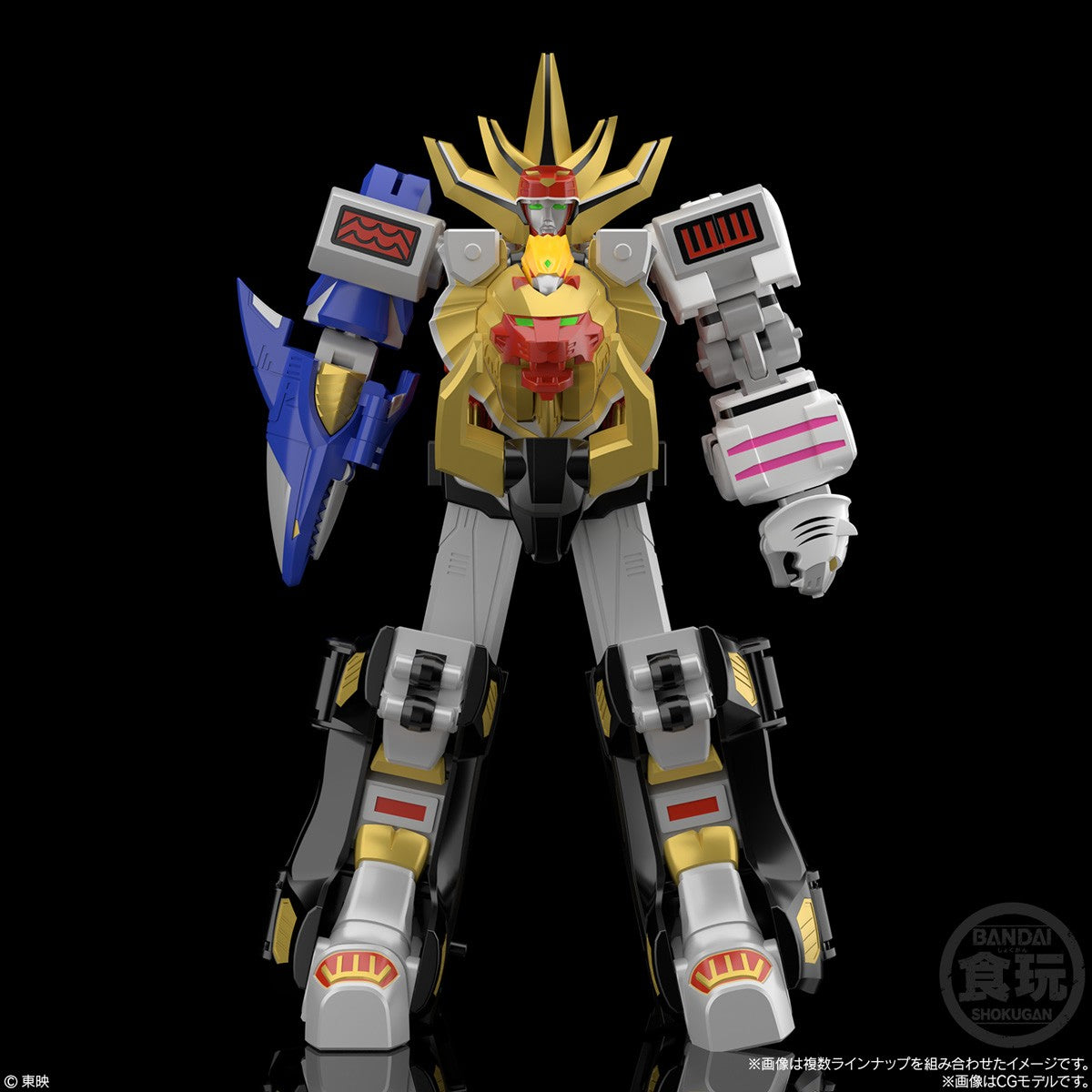 Bandai Smp Super Minipla Megazords Power Rangers Gaomuscle Gaoranger Gaohunter Kit Modelo Montável Bonecos de Ação Brinquedos Para Crianças