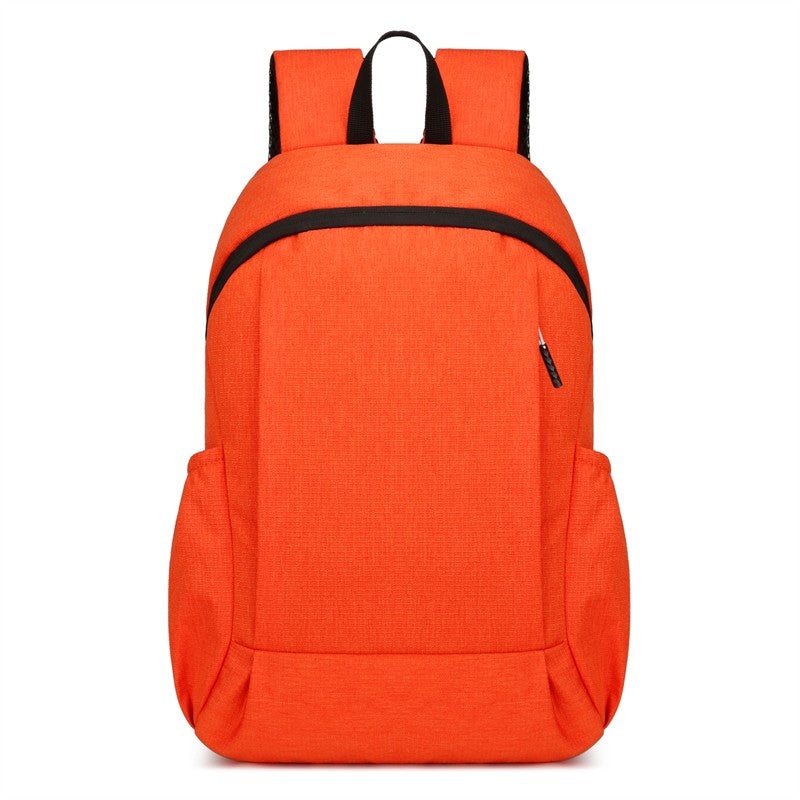 Lightweight solid-color backpacks, outdoor sports backpacks, casual travel bags, student schoolbags