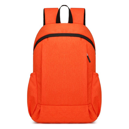 Lightweight solid-color backpacks, outdoor sports backpacks, casual travel bags, student schoolbags